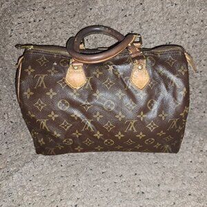 LOUIS VUITTON SPEEDY 30-Authenticated by Pro Authenticators-Poor Condition